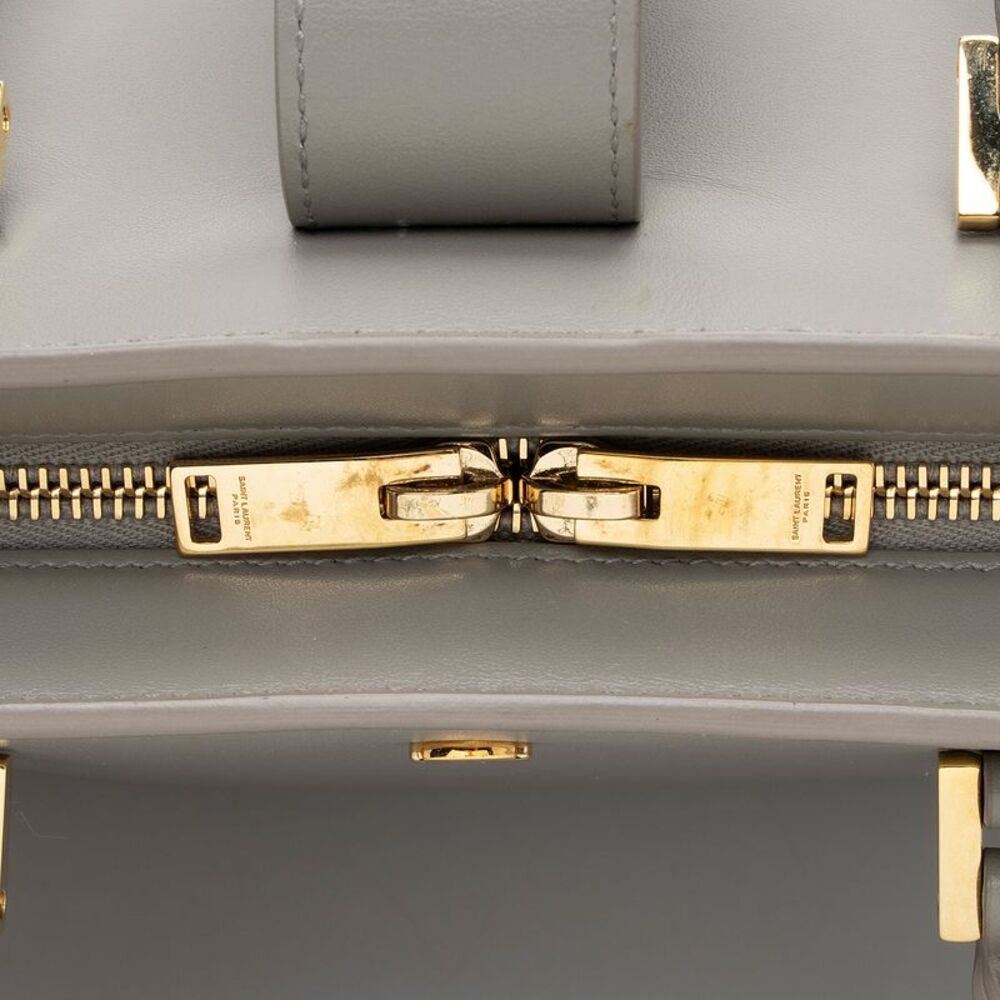 Saint Laurent Smooth Calfskin Baby Monogram Cabas Tote - Picture 11 of 15